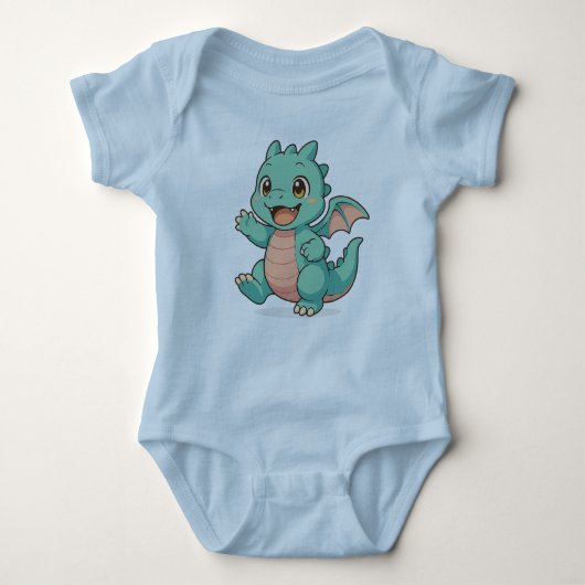 Body Little Dragon's Charm Baby Bodysuit (Devant)