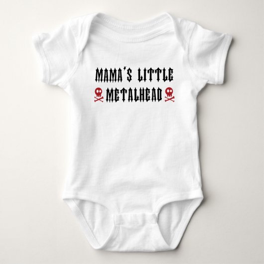 Body Little Metalhead de maman (Devant)