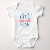Body Little Miss Jelly Bean Typographie Bébé Fille (Devant)