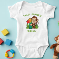 Little Monkey Kids 1er Anniversaire Bébé Personnal