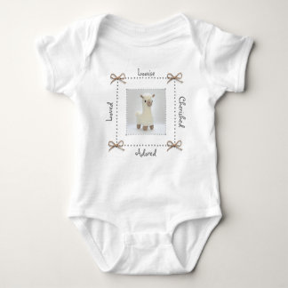 Body Llama Crochet Baby Bodysuit Personnaliser