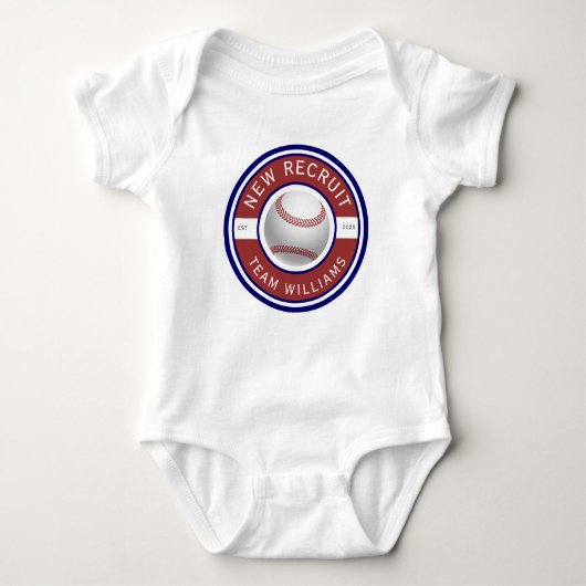 Body Logo de base-ball "New Recruit" (Devant)
