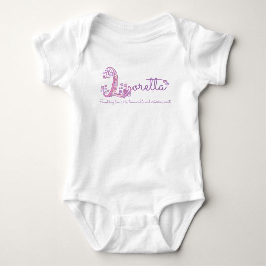Body Loretta filles nom signification lettre L monogram (Devant)