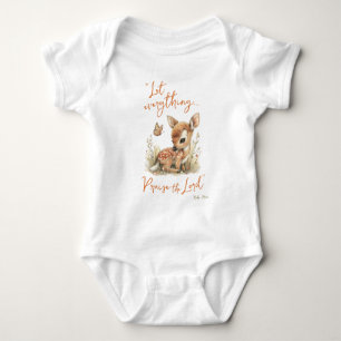 Body Louange Le Seigneur Fleurs sauvages Deer Christian