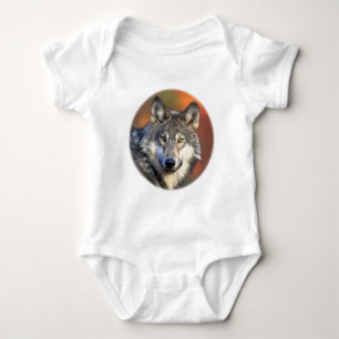 Body Loup gris renversant