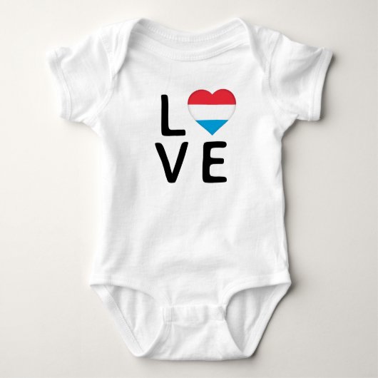Body Love - Drapeau Luxembourg (Devant)