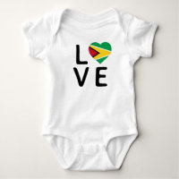 Love - Guyana Drapeau