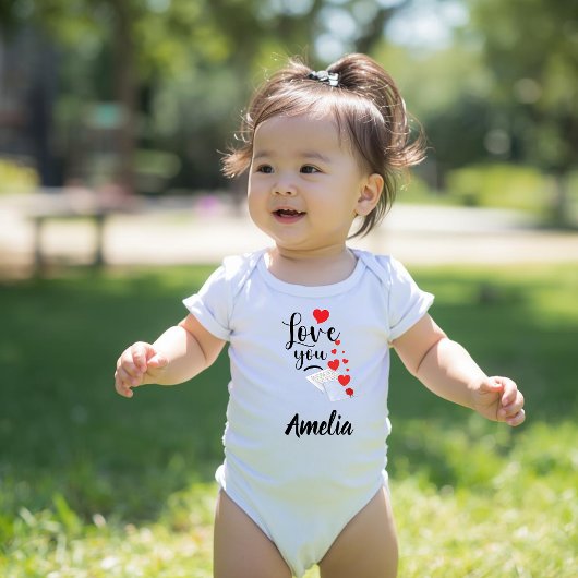 Body Love You Personalized Baby Bodysuit