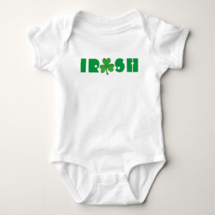 Body Lucky Green Shamrock irlandais Clover St Patrick's