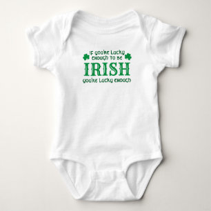 Body Lucky Irish Baby   T-shirt Jour de la Saint Patric