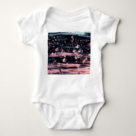 Body Lumière glamour gris foncé rose (Devant)