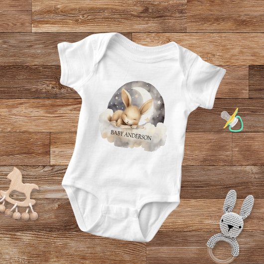 Body Lune de lapin ciel beige mignon