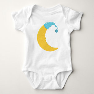 Body Lune Dormir, Lune Jaune, Lune Mignonne, Veste