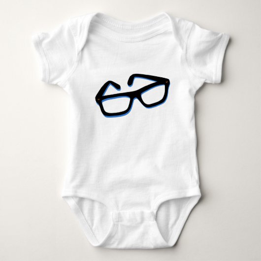 Body Lunettes de nerd cool (Devant)