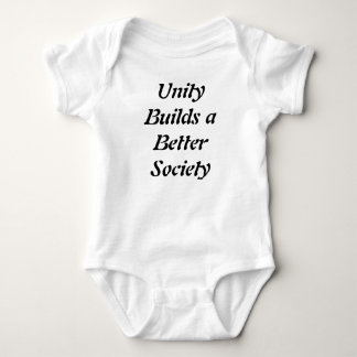 Body L'unité construit une meilleure société de t-shirt