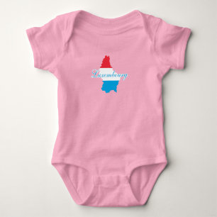 Body Luxembourg luxembourgeois moderne Drapeau Carte So