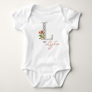 Body Lyla Nom Reveal Floral Lettre L Girl Whimsical