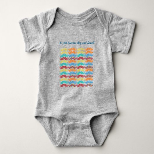 Body M. Mustache Hipster Motif (Devant)