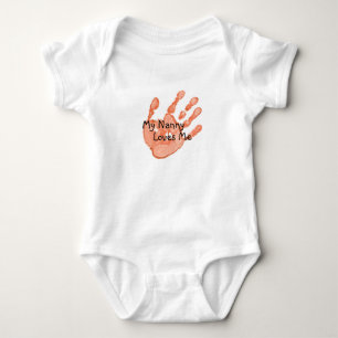 Body "Ma bonne d'enfants m'aime" - orange