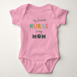 Body Ma infirmière préférée est ma maman personnalisée 