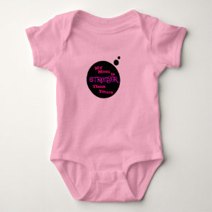 Body Ma maman est une chemise plus forte de bébé