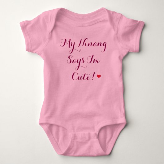Body Ma Ninang dit que je suis mignon ! (Devant)