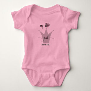 Body Ma petite fille princesse rose