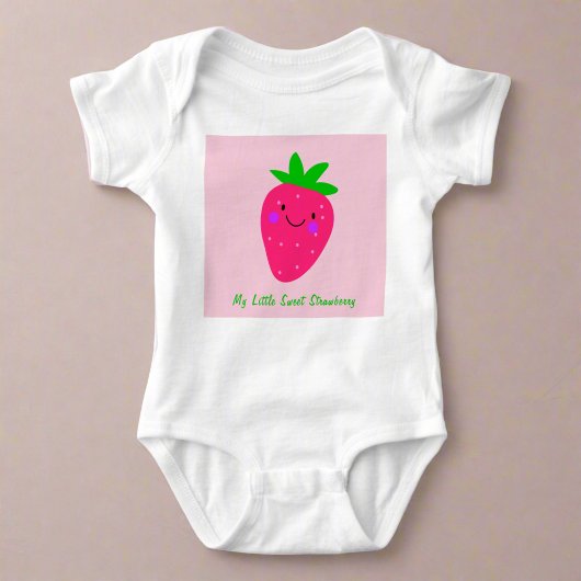Body Ma petite fille rose fraise douce