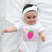 Body Ma petite fille rose fraise douce