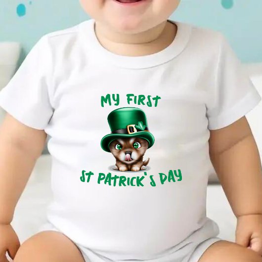 Body Ma première St Patrick's Day Chien chiot Leprechau
