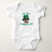 Body Ma première St Patrick's Day Chien chiot Leprechau (Devant)