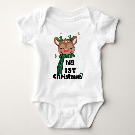 Body Ma première typographie de Noël Renne mignon (Devant)