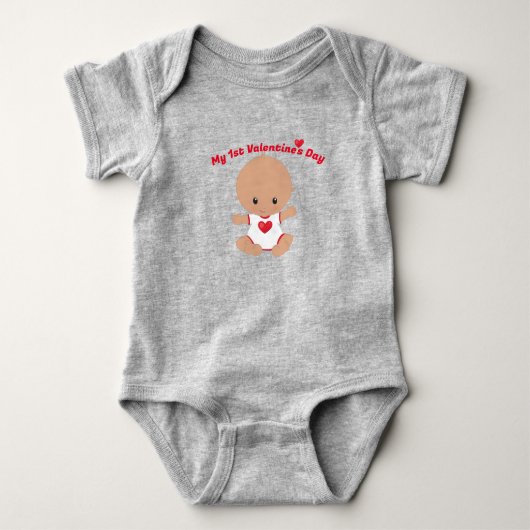 Body Ma première valentines Jour bébé (Devant)