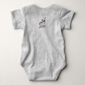 Body Ma Soeur A Des Whiskers Bodysuit Bébé (Dos)