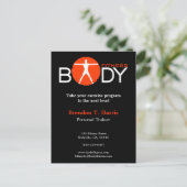 Body Madness Fitness Personal Trainer Cartes posta (Debout devant)