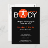 Body Madness Fitness Personal Trainer Cartes posta (Devant / Derrière)