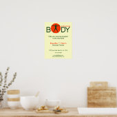 Body Madness Fitness Personal Trainer Posters (Cuisine)