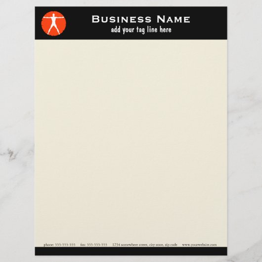 Body Madness Gym Fitness Coach Letterhead Custom Briefhoofd (Voorkant)