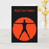 Body Madness Personal Trainer Gym Carte de voeux (Fleur jaune)