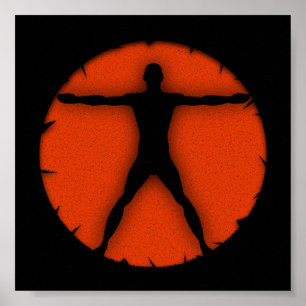 Body Madness Sports Fitness Anatomy Poster