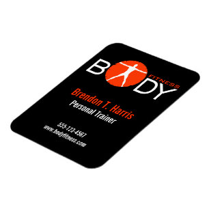 Body Madness Zwart Personal Trainer Flexi Magneten