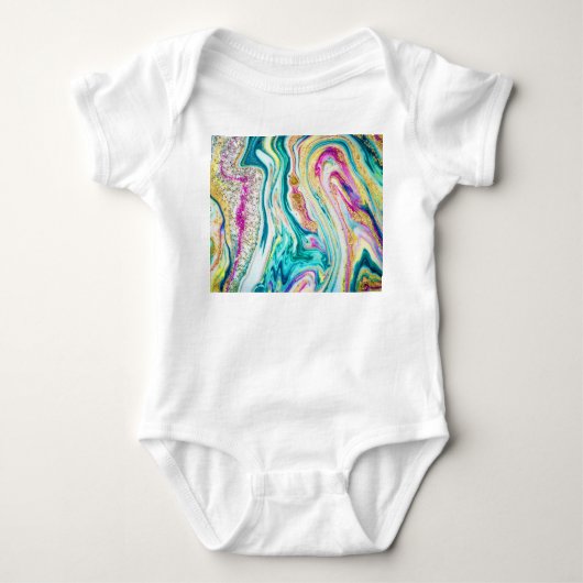 Body Magic Marbling : Metallic Paint Design. (Devant)