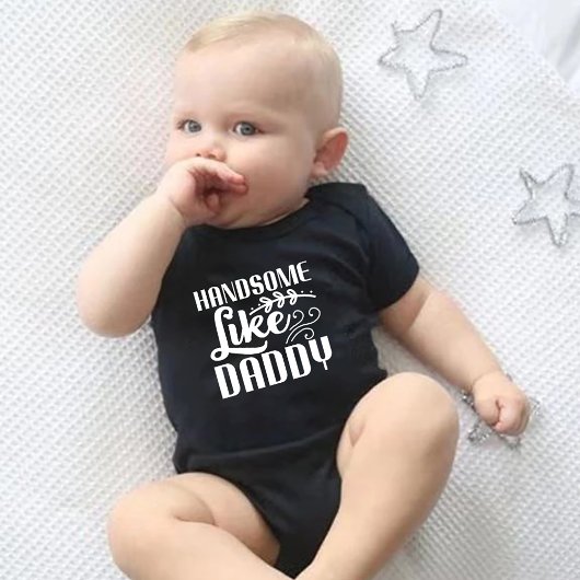 Body Magnifique Comme Papa Bébé Bodysuits Un Pièces