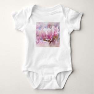 Body Magnolia rose-pourpre en floraison - Fleur de prin