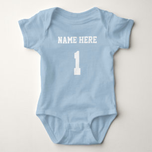 Body Maillot de football personnalisé pour bébé, combin