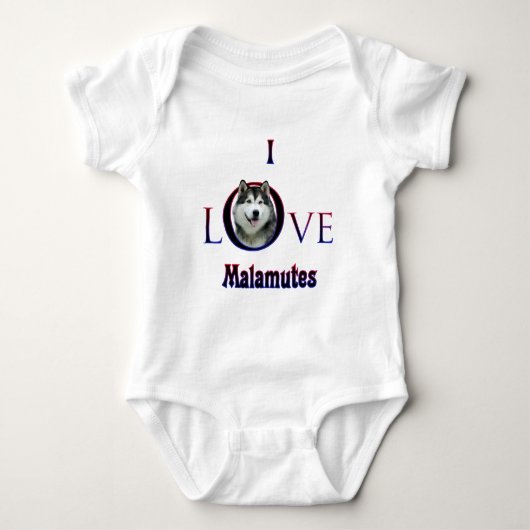 Body Malamute d'Alaska I Love (Devant)