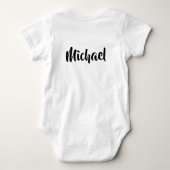 Body Malheur ! Texte décoratif personnalisé (Dos)