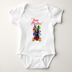 Body Malinois Mignon Personnalisable Chien Yappy Noël