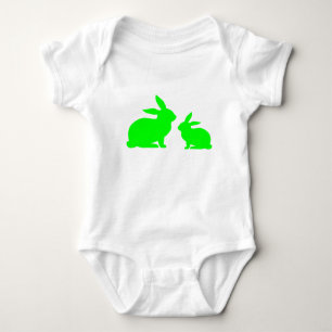 Body Mama verte et Baby Bunny Bodysuit