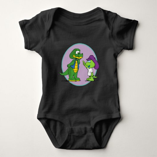 Body MAMAMACANZ | Alligator vert & Chameleon (Devant)